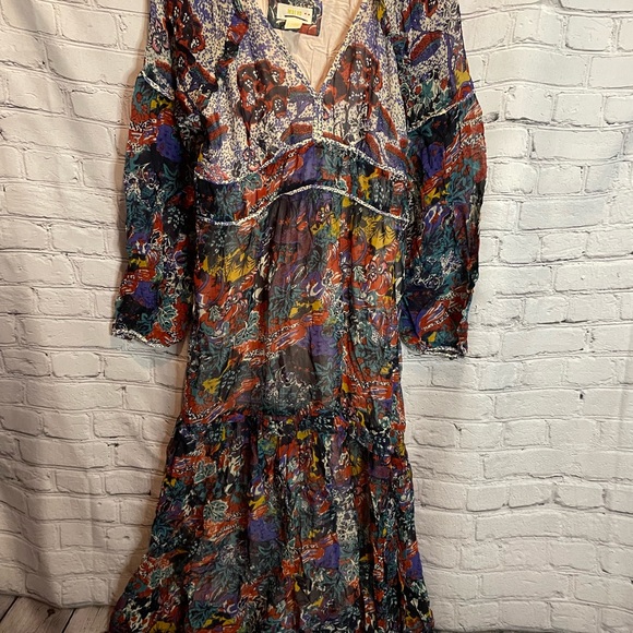 Anthropologie Maeve Annabella Paisley Maxi Dress - Picture 5 of 9
